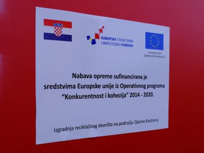 Europski projekt – „Reciklažno dvorište na području Općine Kostrena“