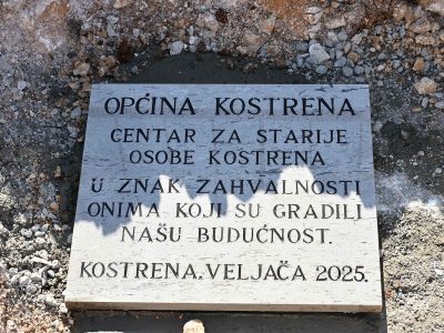 Održana početna konferencija projekta i svečanost polaganja kamena temeljca za izgradnju Centra za starije osobe u Kostreni 