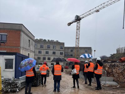 Predstavnici PGŽ obišli gradilište Centra za starije osobe Kostrena