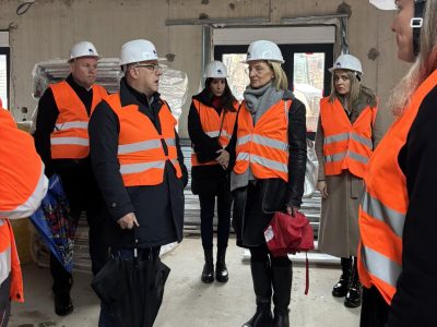 Predstavnici PGŽ obišli gradilište Centra za starije osobe Kostrena